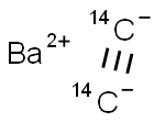 BARIUM CARBIDE, [14C] Structure