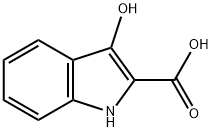 3-HYDROXY-1H-INDOLE-2-CARBOXYLIC ACID Structure