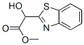 2-Benzothiazoleaceticacid,alpha-hydroxy-,methylester(9CI) 구조식 이미지