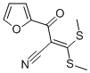 2-(2-FURYLCARBONYL)-3,3-DI(METHYLTHIO)ACRYLONITRILE 구조식 이미지