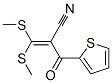 3,3-BIS(METHYLTHIO)-2-(THEN-2-OYL)ACRYLONITRILE Structure