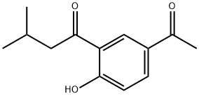 1-(2-Hydroxy-5-acetylphenyl)-3-methyl-1-butanone 구조식 이미지