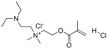 [2-(diethylamino)ethyl]dimethyl[2-[(2-methyl-1-oxoallyl)oxy]ethyl]ammonium chloride hydrochloride Structure