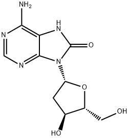 2'-deoxy-7,8-dihydro-8-oxoadenosine Structure