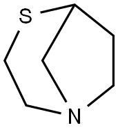 4-Thia-1-azabicyclo[3.2.1]octane(9CI) 구조식 이미지