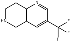 3-methyl-5,6,7,8-tetrahydro-1,6-naphthyridine 구조식 이미지