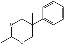2,5-디메틸-5-페닐-1,3-디옥산 구조식 이미지