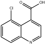 5-chloroquinoline-4-carboxylic acid 구조식 이미지