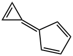 5-(2-Cyclopropen-1-ylidene)-1,3-cyclopentadiene 구조식 이미지