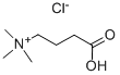 (3-CARBOXYPROPYL)TRIMETHYLAMMONIUM CHLORIDE Structure