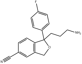 DIDESMETHYL CITALOPRAM-D4 구조식 이미지