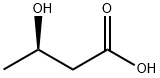 (R)-3-Hydroxybutyric acid 구조식 이미지