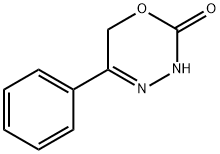 3,6-dihydro-5-phenyl-2H-1,3,4-oxadiazin-2-one Structure