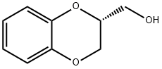 (R)-2-(Hydroxymethyl)-1,4-benzodioxane 구조식 이미지