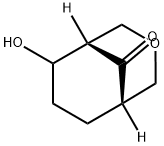 3-Oxabicyclo[3.3.1]nonan-9-one, 6-hydroxy-, (1S,5S)- (9CI) Structure