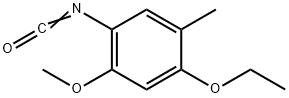 Benzene, 1-ethoxy-4-isocyanato-5-methoxy-2-methyl- (9CI) 구조식 이미지