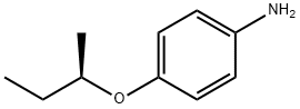 Benzenamine, 4-[(1R)-1-methylpropoxy]- (9CI) Structure