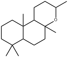Dodecahydro-3,4a,7,7,10a-pentamethyl-1H-naphtho[2,1-b]pyran 구조식 이미지