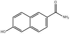 6-Hydroxy-2-naphthamide 구조식 이미지
