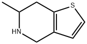 티에노[3,2-c]피리딘,4,5,6,7-테트라하이드로-6-메틸-(9CI) 구조식 이미지