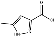 5-Methyl-1H-pyrazole-3-carbonyl chloride 구조식 이미지