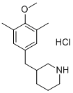 3-(4-METHOXY-3,5-DIMETHYL-BENZYL)-PIPERIDINE HYDROCHLORIDE 구조식 이미지