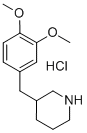 3-(3,4-DIMETHOXY-BENZYL)-PIPERIDINE HYDROCHLORIDE 구조식 이미지