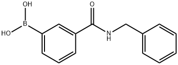 3-[(Benzylamino)carbonyl]phenylboronic acid 구조식 이미지