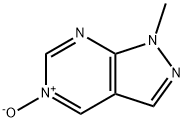 1H-피라졸로[3,4-d]피리미딘,1-메틸-,5-옥사이드(9CI) 구조식 이미지