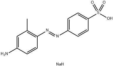 sodium p-[(4-amino-o-tolyl)azo]benzenesulphonate 구조식 이미지