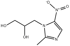 3-(2-methyl-5-nitroimidazole-1-yl)-1,2-propanediol 구조식 이미지