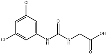 N-[[(3,5-dichlorophenyl)amino]carbonyl]glycine Structure