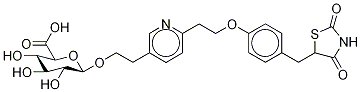 Hydroxy Pioglitazone (M-VII) β-D-Glucuronide 구조식 이미지