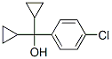 4-chloro-alpha,alpha-dicyclopropylbenzyl alcohol 구조식 이미지