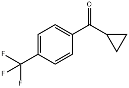 CYCLOPROPYL 4-TRIFLUOROMETHYLPHENYL KETONE Structure