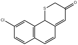 9-클로로나프토[1,2-b]티오펜-3(2H)-온 구조식 이미지