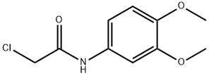 2-CHLORO-N-(3,4-DIMETHOXY-PHENYL)-ACETAMIDE 구조식 이미지