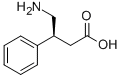 (S)-4-AMINO-3-PHENYLBUTANOIC ACID Structure