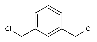 1,3-Bis(chloromethyl)benzene 구조식 이미지