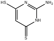 2-Amino-4,6-dimercaptopyrimidine 구조식 이미지