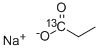 SODIUM PROPIONATE-1-13C Structure