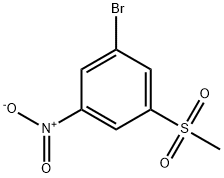 1-broMo-3-Methanesulfonyl-5-nitrobenzene Structure