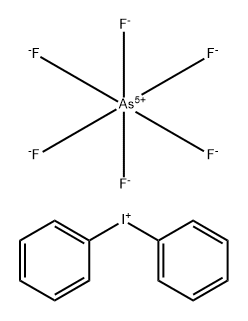 DIPHENYLIODONIUM HEXAFLUOROARSENATE 구조식 이미지