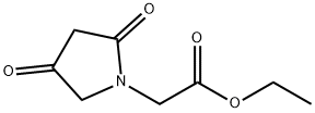 에틸2,4-디옥소피롤리딘-1-아세테이트 구조식 이미지