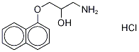 Nor Propranolol Hydrochloride 구조식 이미지