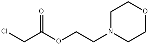 2-morpholin-4-ylethyl chloroacetate 구조식 이미지