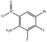 4-BroMo-2,3-디플루오로-6-니트로아닐린 구조식 이미지