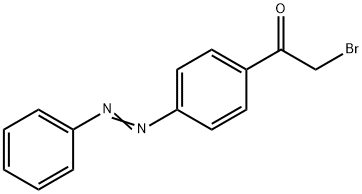 4-PHENYLAZOPHENACYL BROMIDE Structure