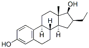 16베타-에틸에스트라디올-17베타 구조식 이미지
