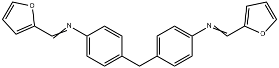 4,4'-methylenebis[N-furfurylideneaniline] 구조식 이미지
